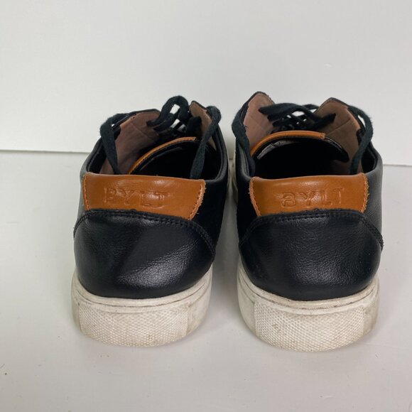 BYLT Everyday Shoes Men's 11 Black Leather Lace Up Sneakers Casual BYLT Premium - Picture 11 of 16